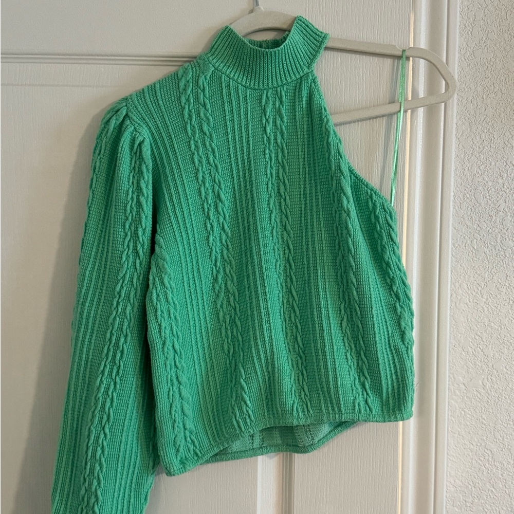 Zara one shoulder sweater
